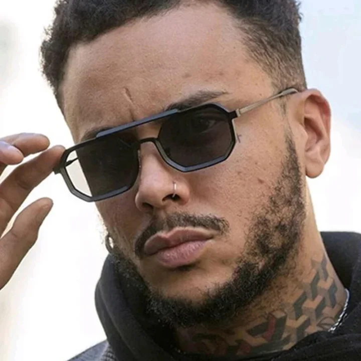 January Streetwear Square Sunglasses Men Women Fashion Glasses.Glasses