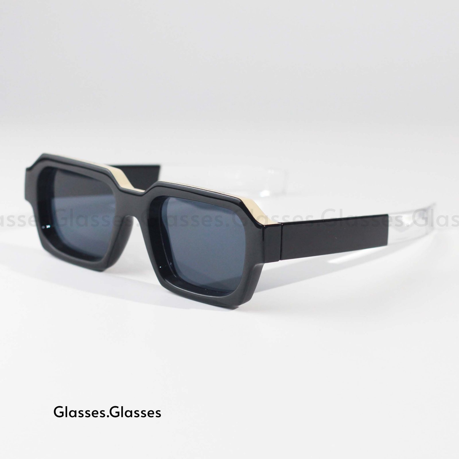 Crystal Vintage Rectangle Sunglasses Men Women Fashion Glasses.Glasses