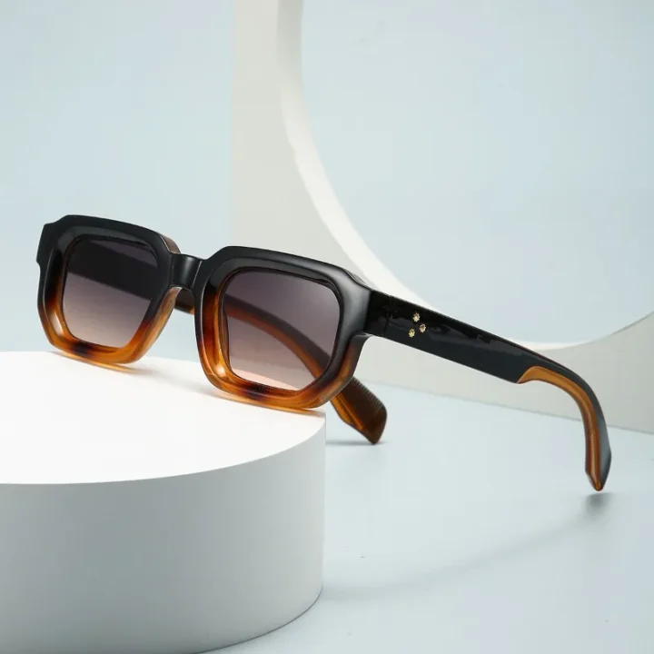 Quantum Vintage Square Sunglasses Women Men Fashion Glasses.Glasses