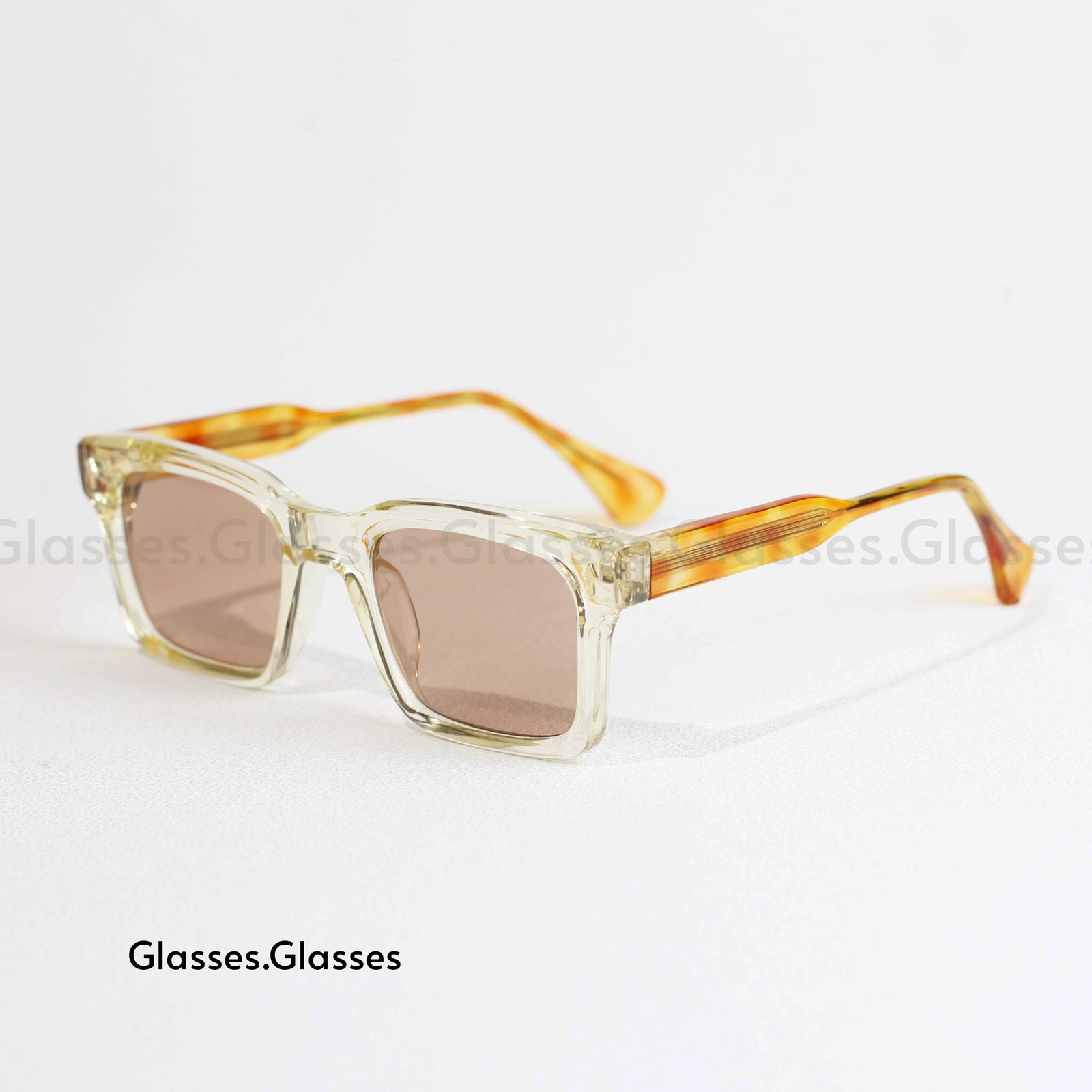 William Square Retro Sunglasses Male Female Fashion Glasses.Glasses