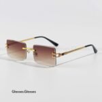 Visionary Trendy Rectangle Sunglasses Men Women Fashion Glasses.Glasses