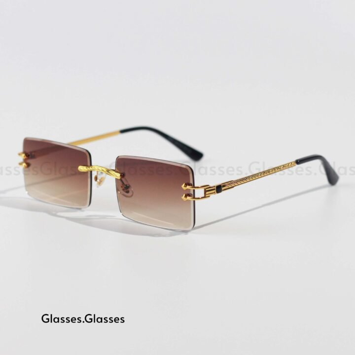 Visionary Trendy Rectangle Sunglasses Men Women Fashion Glasses.Glasses